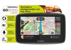 TomTom GO 5200 World, Wi-Fi, LIFETIME mapy