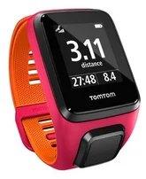 TomTom Runner 3 (S), růžová/oranžová