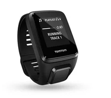 TomTom Spark 3 Cardio + Music + Bluetooth sluchátka (S), černá