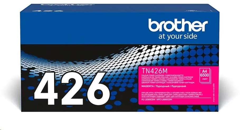 Toner Brother TN-426M purpurový (6500 strán) - originálny