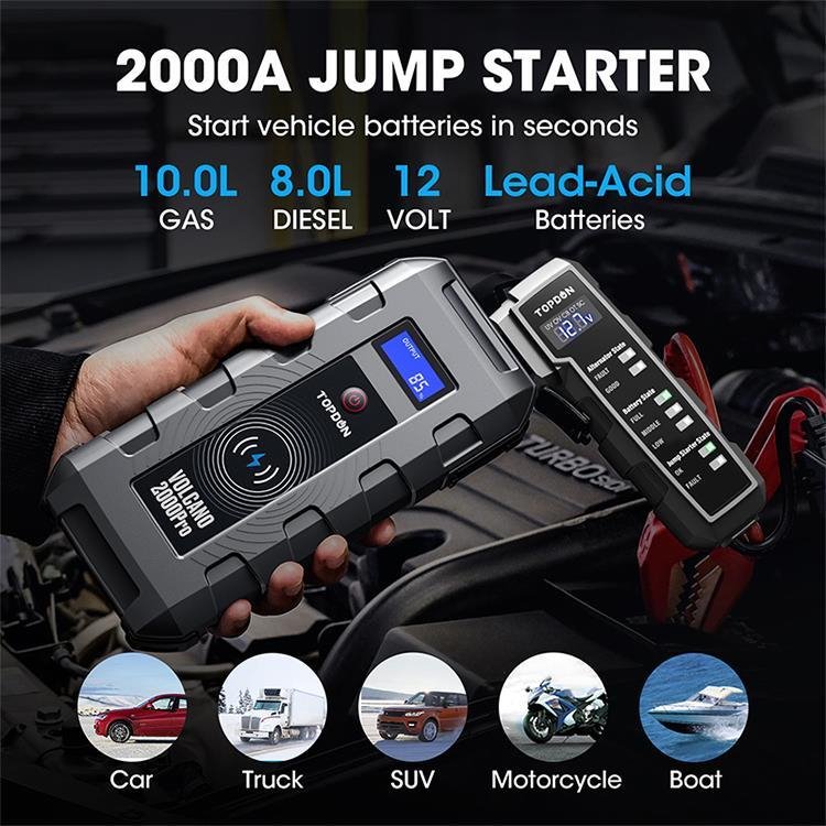 TOPDON Jump starter Volcano 2000 Pro (VOLC20PRO) TSBOHEMIA.CZ