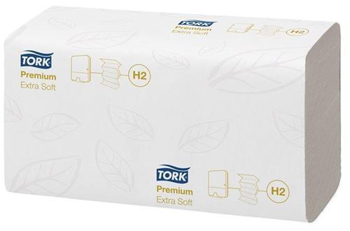 TORK Ručníky "Premium Interfolded", extra bílý, papírové, skládané, systém H2