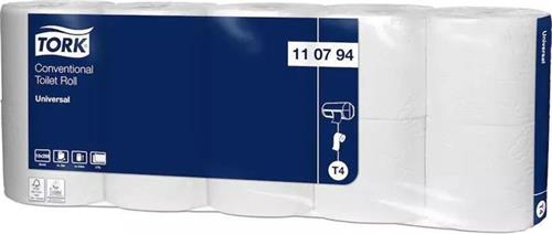 TORK Toaletní papír "Universal", bílý, systém T4, 2 vrstvy, průměr 12,5 cm