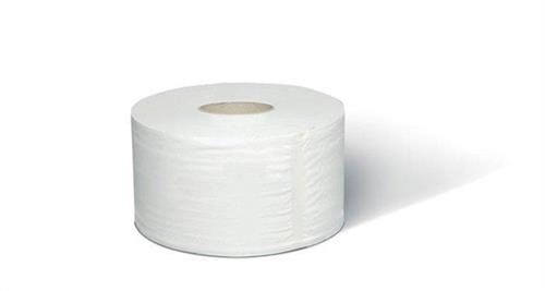 TORK Toaletní papír "Universal mini jumbo", bílý, systém T2, 1vrstvý, průměr 19 cm