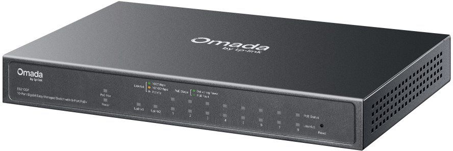 TP-Link ES210GP Omada průmyslový Easy PoE Switch