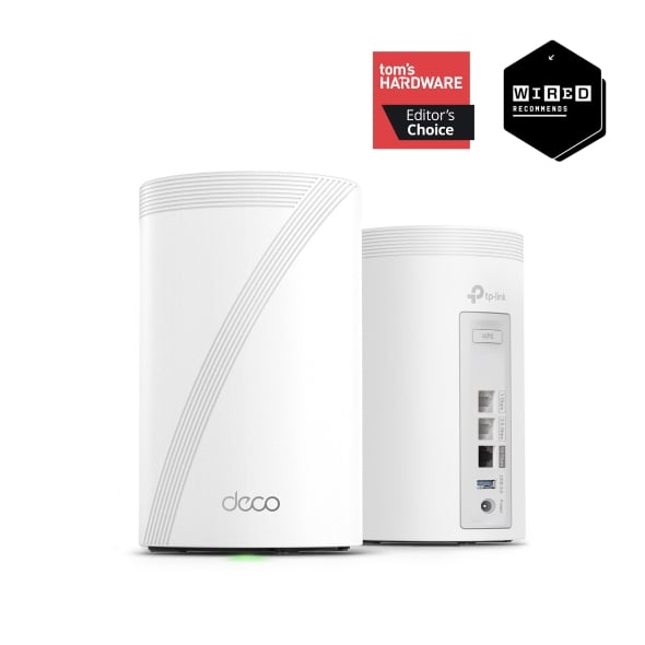 TP-Link Wifi7 home mesh Deco BE68 (2-pack)
