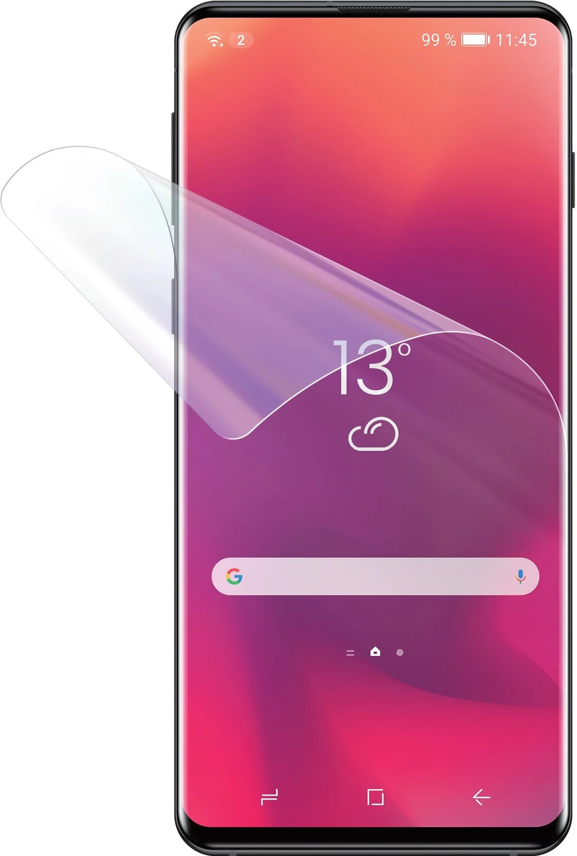 TPU fólia na displej FIXED Invisible Protector pre Samsung Galaxy S23 Ultra, 2ks v balení