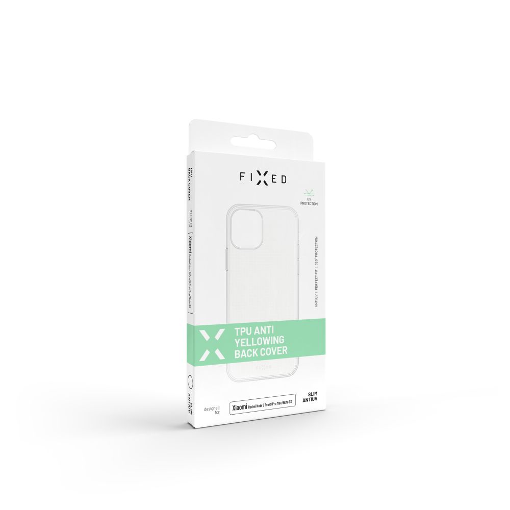 TPU gélové puzdro FIXED Slim AntiUV pre Apple iPhone 15 Pro Max, číre