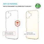 TPU gélový kryt FIXED ReStory AntiUV pre Apple iPhone 16 Plus, číry