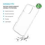 TPU gélový kryt FIXED ReStory AntiUV pre Apple iPhone 16 Pro, číry