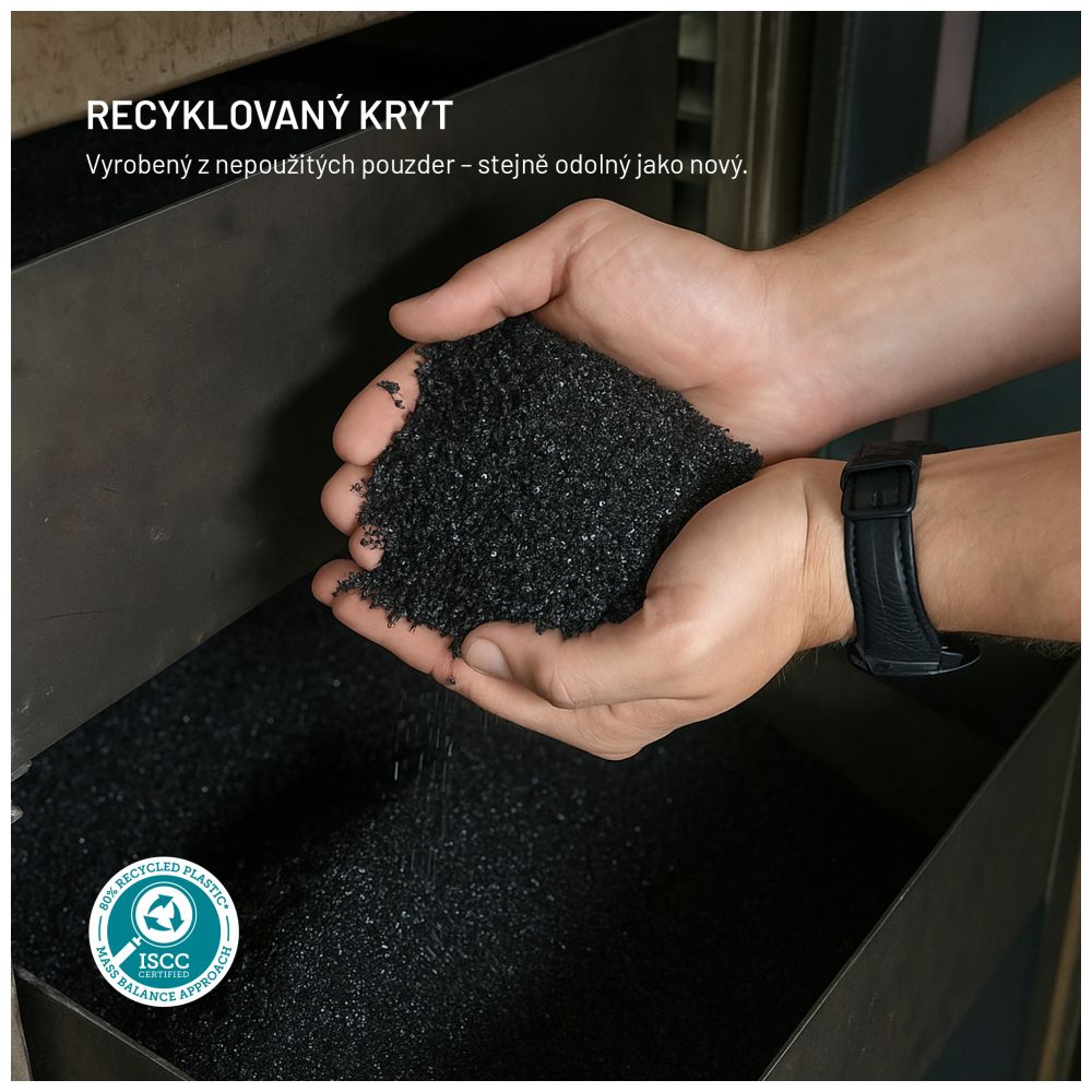 TPU gelový kryt FIXED ReStory pro Apple iPhone Air, černý
