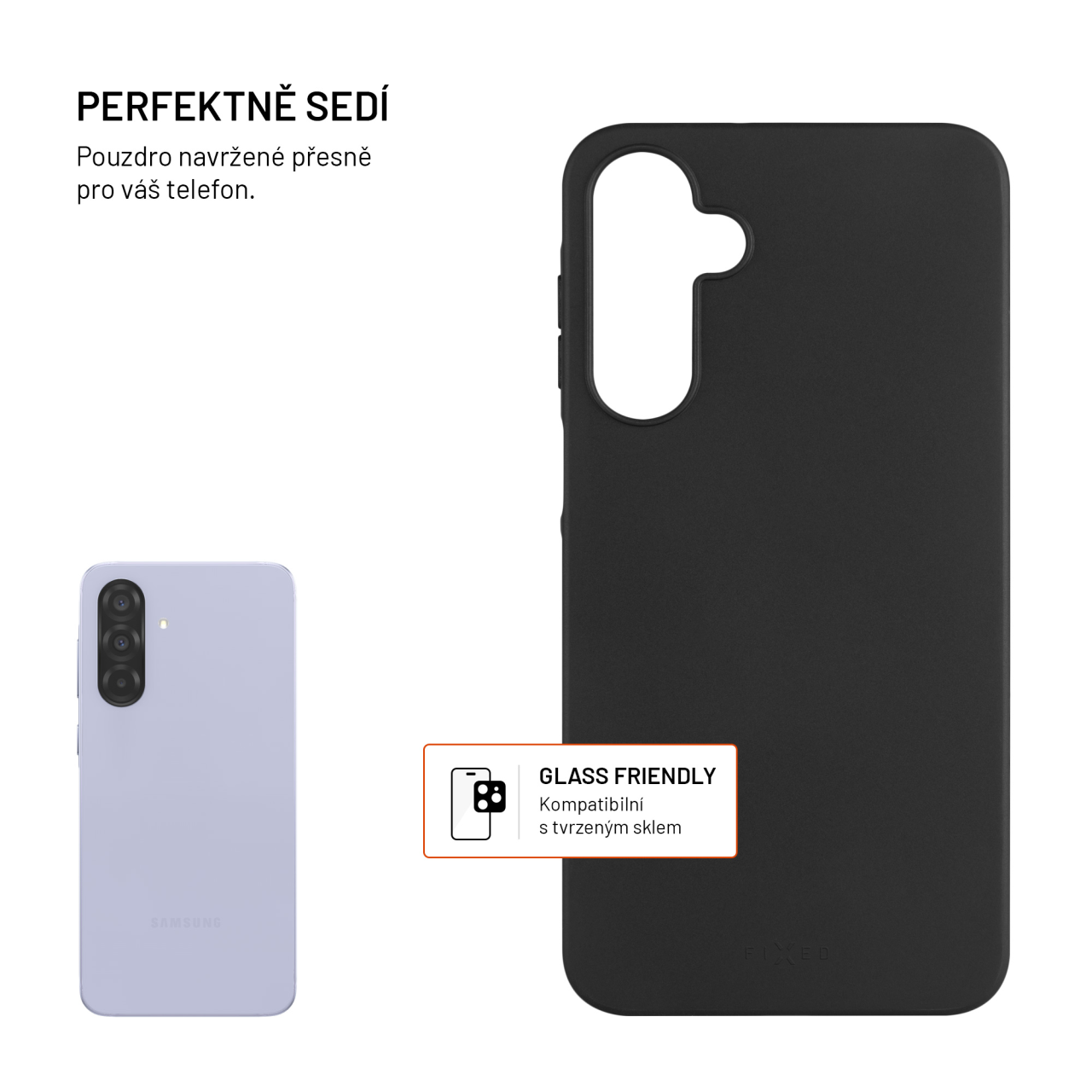TPU gelový kryt FIXED ReStory pro Samsung Galaxy A36 5G, černý