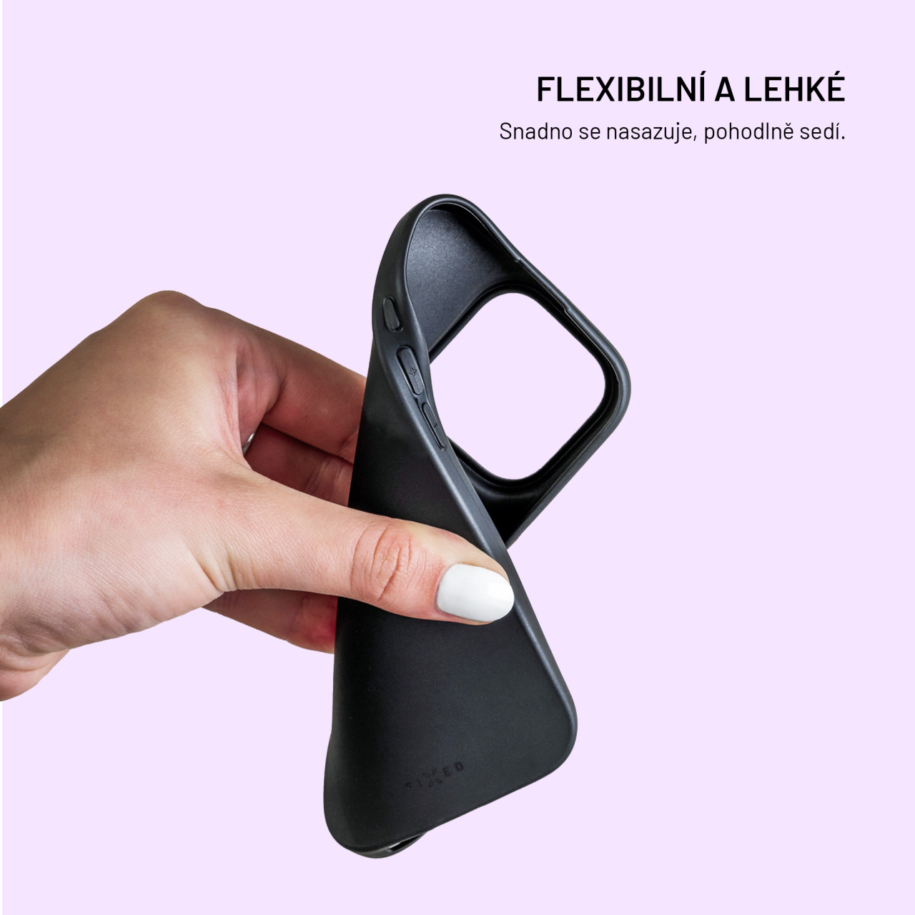 TPU gelový kryt FIXED ReStory pro Samsung Galaxy A36 5G, černý