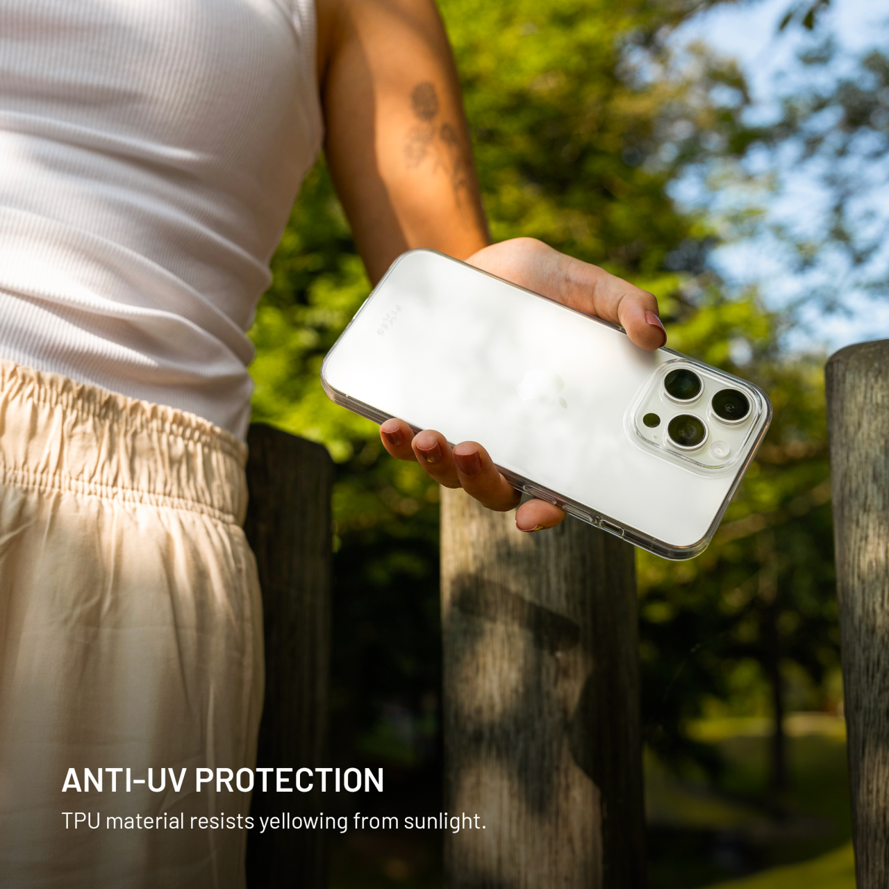 TPU gelový kryt FIXED Story AntiUV pro Xiaomi 15, čirý