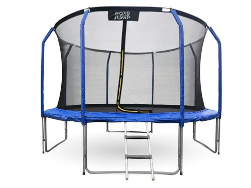 Trampolína GoodJump Part 2 4UPVC 400 cm s rebríkom z bezpečnostnej siete vo vnútri - NIE JE NA PREDAJ