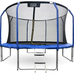 Trampolína GoodJump Part 2 4UPVC 400 cm s rebríkom z bezpečnostnej siete vo vnútri - NIE JE NA PREDAJ