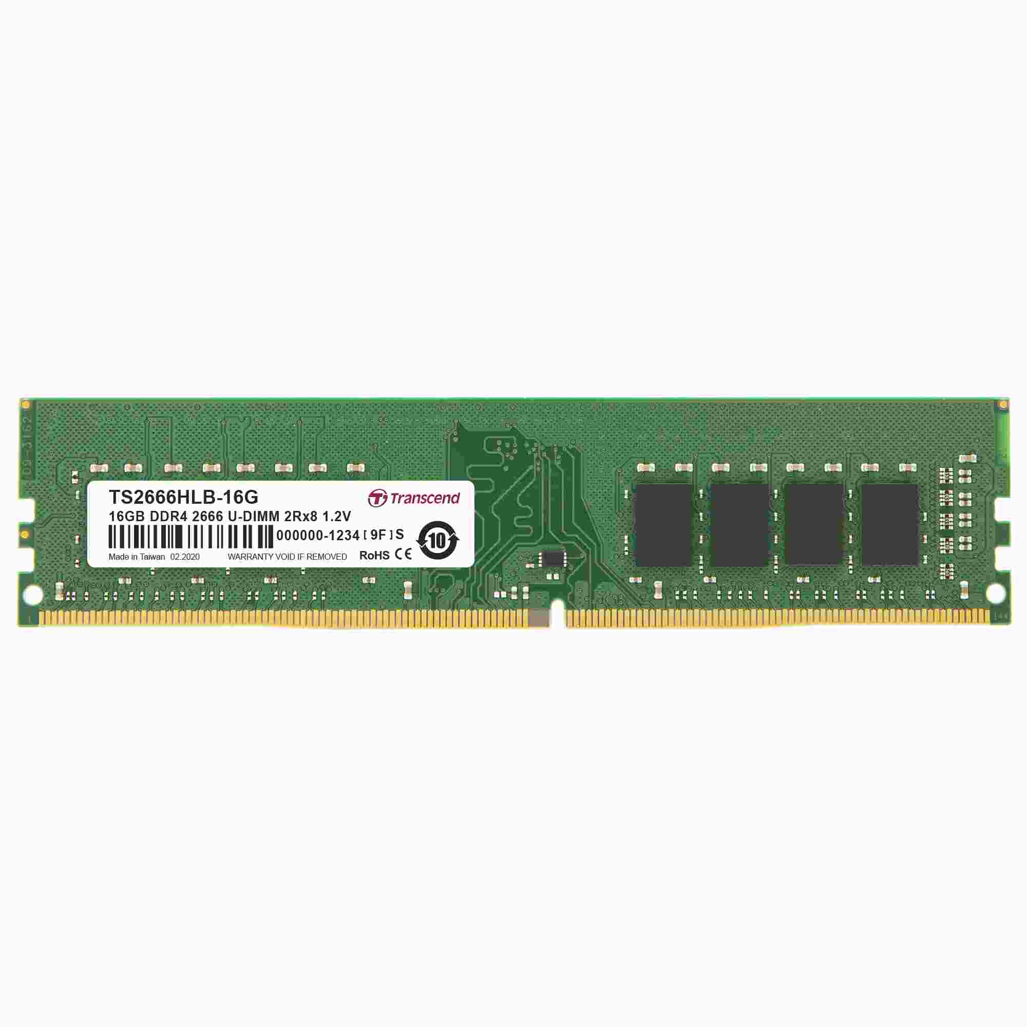 Transcend, 16 GB DDR4 2666 DIMM