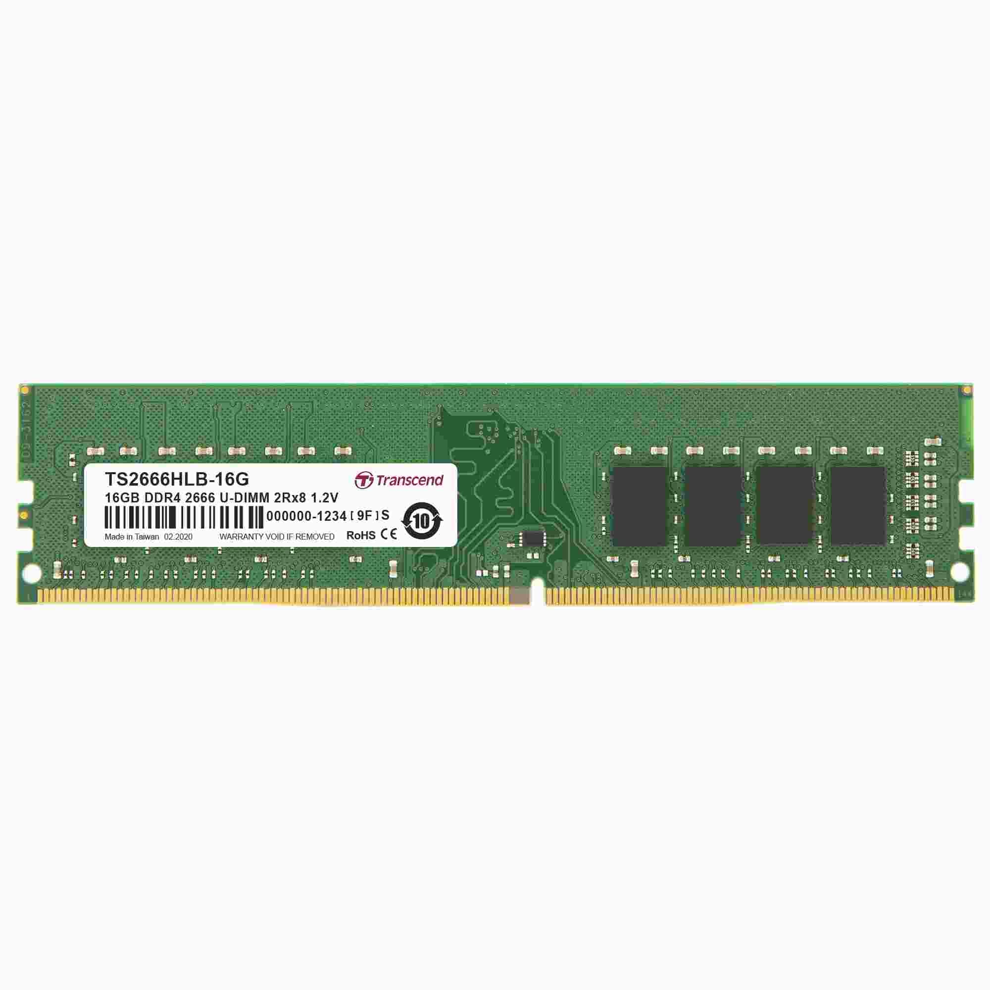 Transcend, 16GB DDR4 2666 DIMM