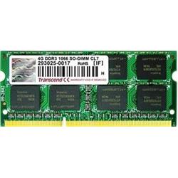 Transcend 4GB DDR3 1066 SODIMM CL7 (TS512MSK64V1N)