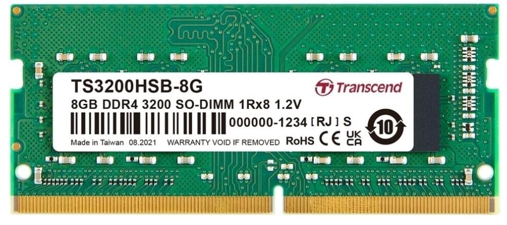Transcend, 8GB DDR4 3200 SO-DIMM
