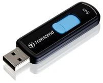 Transcend JetFlash 500 8GB černý/modrý (TS8GJF500)