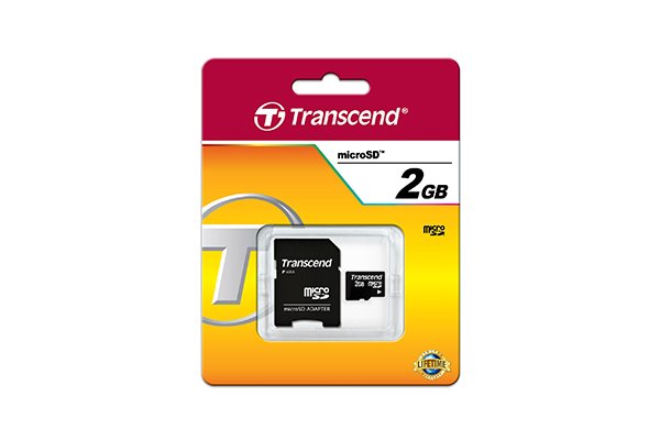 Transcend microSD 2GB + adaptér (TS2GUSD)