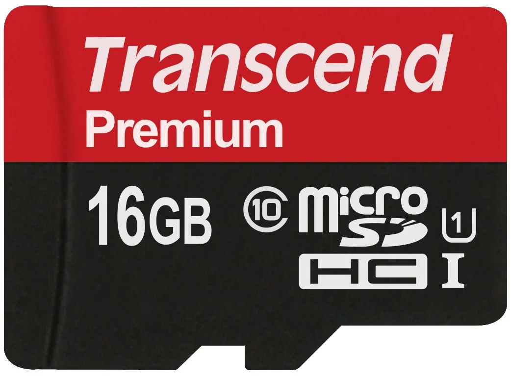 Transcend microSDHC 16GB Class10 UHS-I Premium TS16GUSDCU1