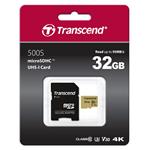 Transcend microSDHC 500S, 32GB
