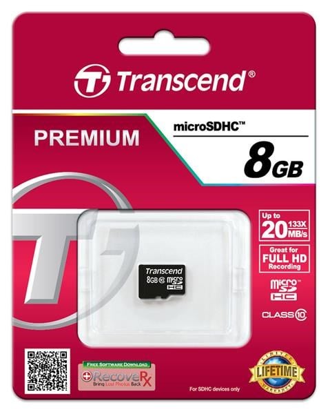 Transcend microSDHC, 8GB