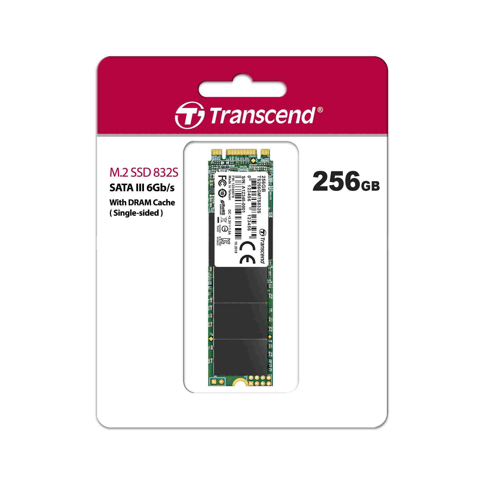Transcend MTS832S, 256GB