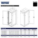 TRITON 19" rack RMA 42U/600x800 čierny
