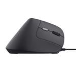 Trust Bayo II/Vertikálne/Optické/Pravoruké/2 400 DPI/Bezdrôtové USB/Čierne