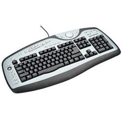 Trust multimediální klávesnice Multimedia Scroll Keyboard KB-2200 CZ, USB