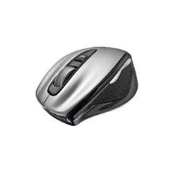 Trust Silverstone Wireless Laser Mouse, stříbrno-černá, 6 tlačítek, bezdrátová, 800 a 1600 dpi