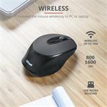 Trust Zaya Rechargeable Wireless Mouse, čierna 23809