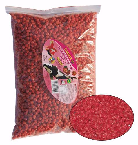 Tubifex Koi STRAWBERRY pellet kuličky 1 l