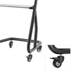 TV stojan Trolley 100", pojízdný, 1000x600