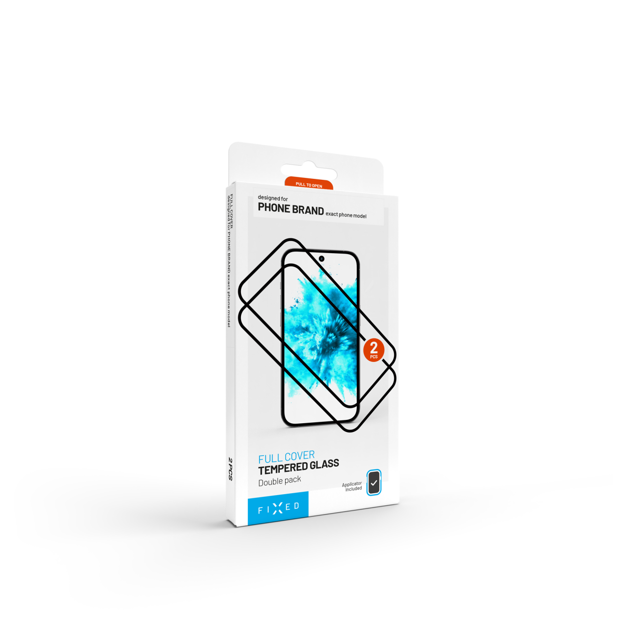 Tvrdené sklo FIXED Full-Cover pre Samsung Galaxy S26+, 2ks, čierne