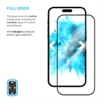 Tvrdené sklo FIXED Full-Cover s aplikátorom pre Samsung Galaxy A57 5G, 2 ks, čierne