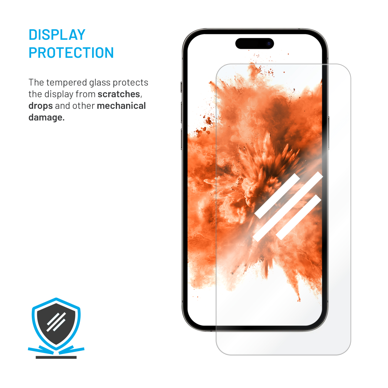 Tvrdené sklo FIXED pre Motorola Moto G57 Power, 2ks, číre