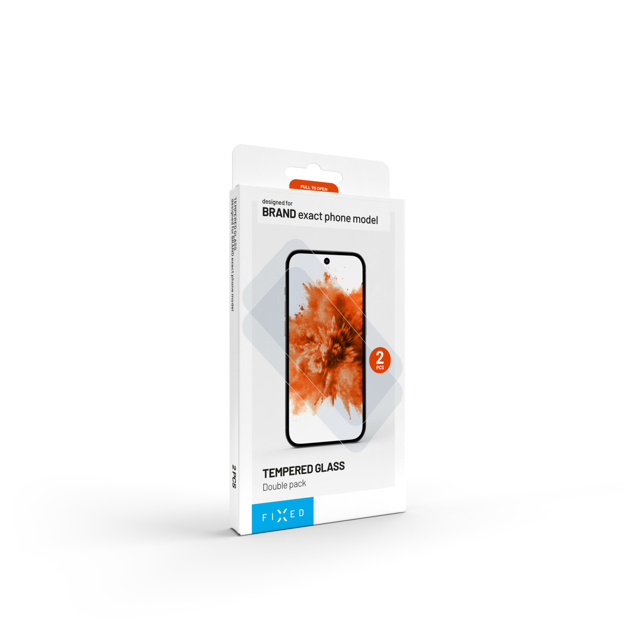 Tvrdené sklo FIXED pre Motorola Moto G57 Power, 2ks, číre