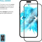 Tvrzené sklo FIXED Full-Cover s aplikátorem pro Apple iPhone 18 Pro/17 Pro, 2ks, černé