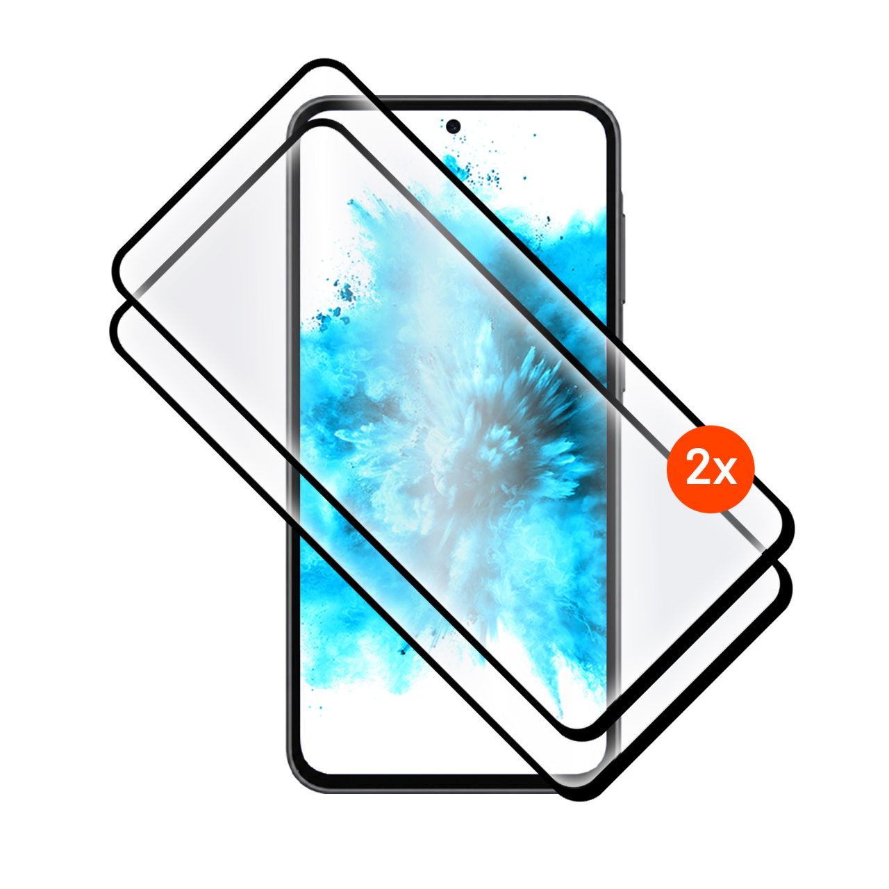 Tvrzené sklo FIXED Full-Cover s aplikátorem pro Samsung Galaxy A27 5G, 2ks, černé