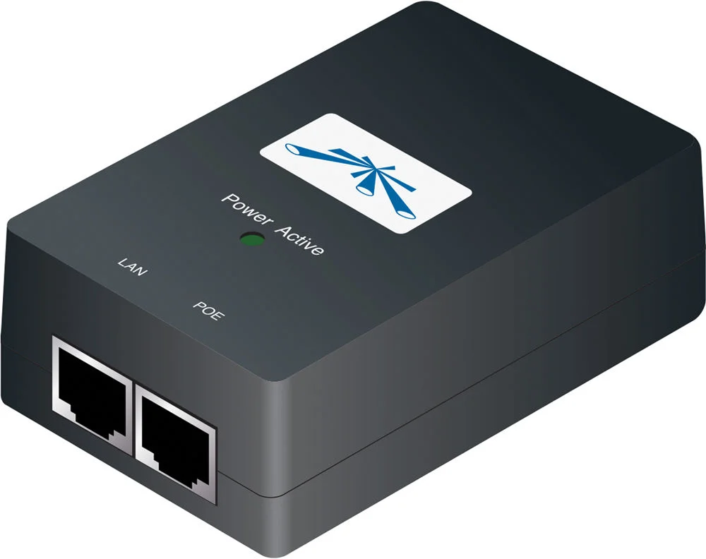 Ubiquiti POE-48, 48V, 0,5A, 24W, vrátane. napájacieho kábla POE-48-24W
