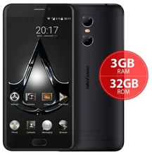 UleFone Gemini 5,5" Black + pouzdro + temp. sklo