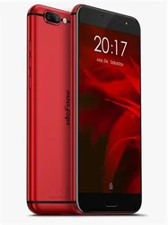 UleFone Gemini PRO 5,5" Red + pouzdro + temp. sklo