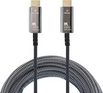 Ultra High Speed HDMI 2.1 optický fiber kábel 8K@60Hz, pozlátený 50 m