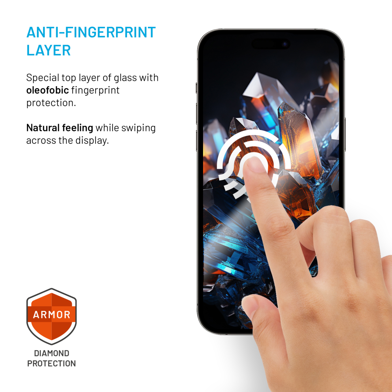 Ultra odolné tvrdené sklo FIXED Armor pre Samsung Galaxy S26, čierne