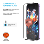 Ultra odolné tvrzené sklo FIXED Armor pro Samsung Galaxy S26, černé