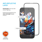 Ultra odolné tvrzené sklo FIXED Armor pro Samsung Galaxy S26, černé